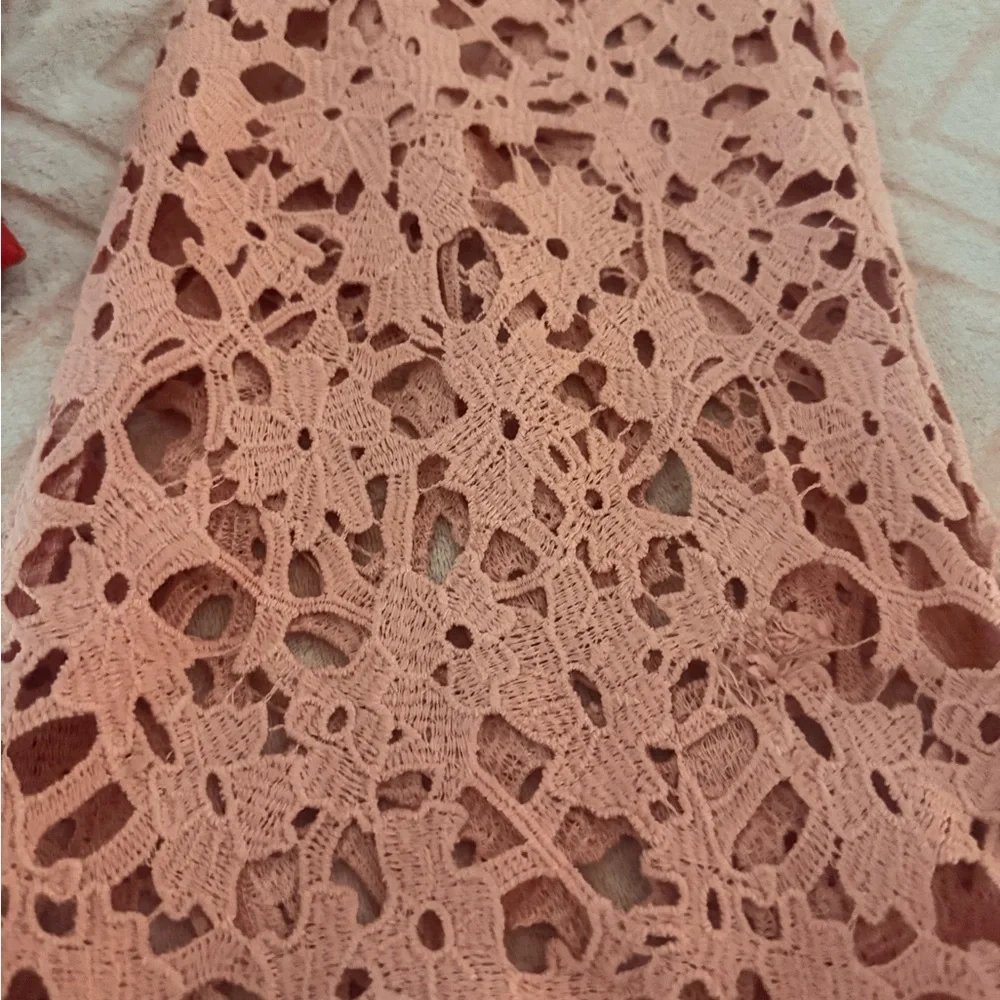Elegant Lace Pink Pants